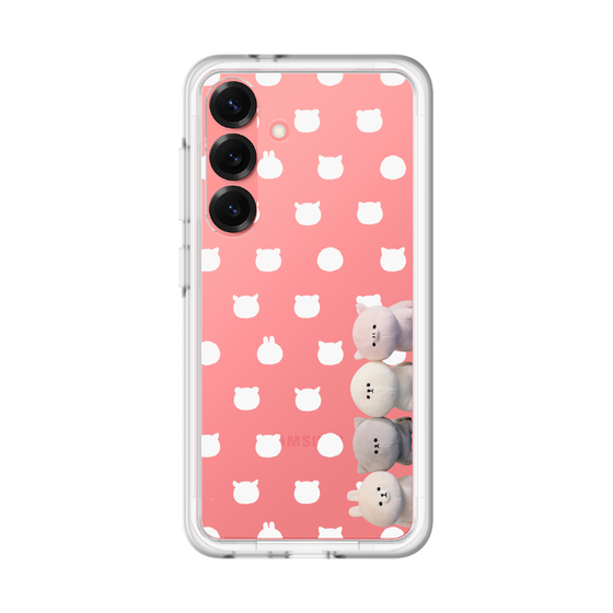 スリムプロテクションプレミアムケース［ mofmofriends - ぬいぐるみ - 総柄 ］
