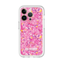 スリムプロテクションプレミアムケース［ グルーミー - パターン - ピンク ］