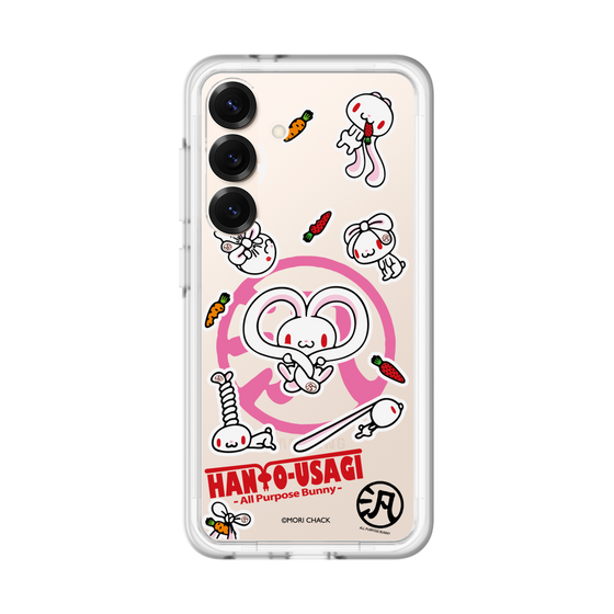 スリムプロテクションプレミアムケース［ 汎用うさぎ - ステッカー ］