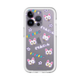 スリムプロテクションプレミアムケース［ クリアソン新宿 - くりあにゃん - 総柄 ］