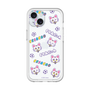 スリムプロテクションプレミアムケース［ クリアソン新宿 - くりあにゃん - 総柄 ］