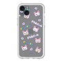 スリムプロテクションプレミアムケース［ クリアソン新宿 - くりあにゃん - 総柄 ］