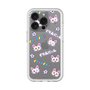 スリムプロテクションプレミアムケース［ クリアソン新宿 - くりあにゃん - 総柄 ］
