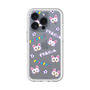 スリムプロテクションプレミアムケース［ クリアソン新宿 - くりあにゃん - 総柄 ］