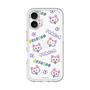 スリムプロテクションプレミアムケース［ クリアソン新宿 - くりあにゃん - 総柄 ］