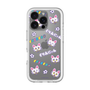 スリムプロテクションプレミアムケース［ クリアソン新宿 - くりあにゃん - 総柄 ］