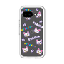スリムプロテクションプレミアムケース［ クリアソン新宿 - くりあにゃん - 総柄 ］