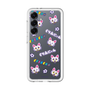 スリムプロテクションプレミアムケース［ クリアソン新宿 - くりあにゃん - 総柄 ］