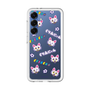 スリムプロテクションプレミアムケース［ クリアソン新宿 - くりあにゃん - 総柄 ］