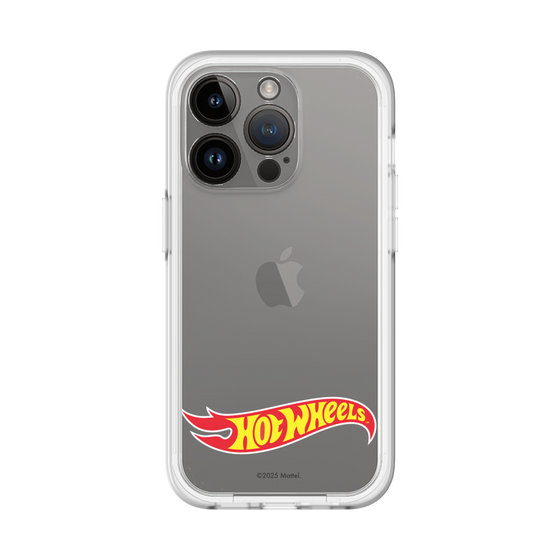 スリムプロテクションプレミアムケース［ Hot Wheels™ - ロゴ - クリア ］