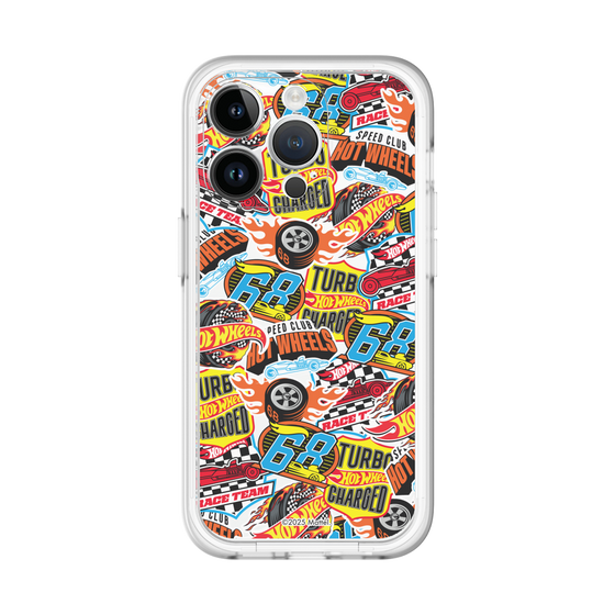 スリムプロテクションプレミアムケース［ Hot Wheels™ - ステッカー ］