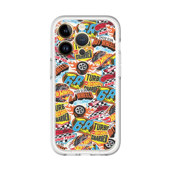 スリムプロテクションプレミアムケース［ Hot Wheels™ - ステッカー ］