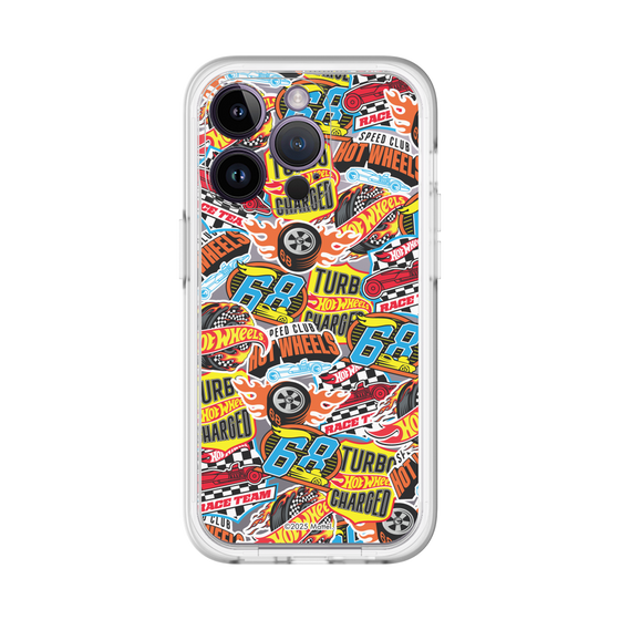 スリムプロテクションプレミアムケース［ Hot Wheels™ - ステッカー ］