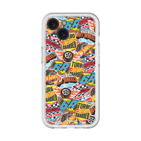 スリムプロテクションプレミアムケース［ Hot Wheels™ - ステッカー ］