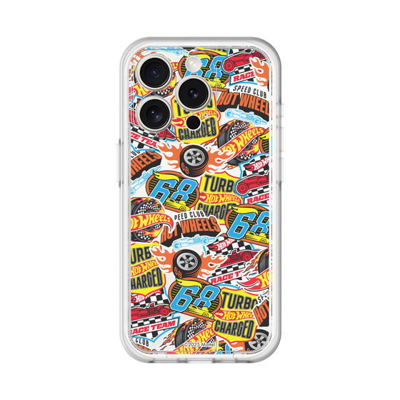 スリムプロテクションプレミアムケース［ Hot Wheels™ - ステッカー ］