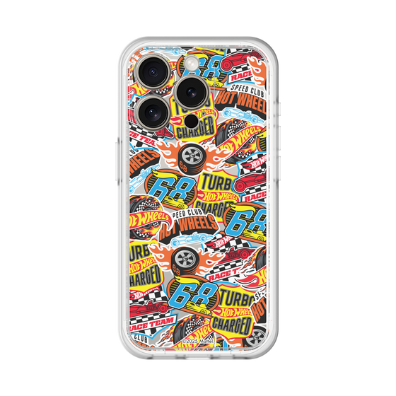 スリムプロテクションプレミアムケース［ Hot Wheels™ - ステッカー ］