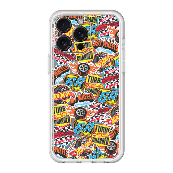 スリムプロテクションプレミアムケース［ Hot Wheels™ - ステッカー ］