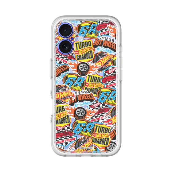 スリムプロテクションプレミアムケース［ Hot Wheels™ - ステッカー ］
