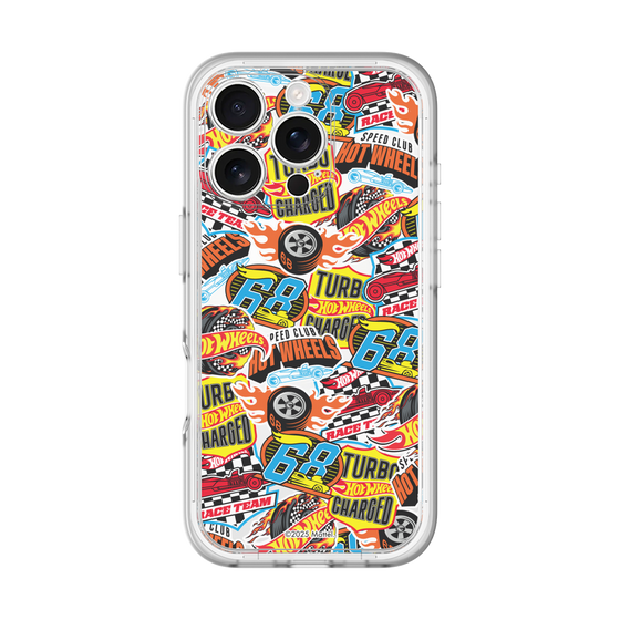 スリムプロテクションプレミアムケース［ Hot Wheels™ - ステッカー ］