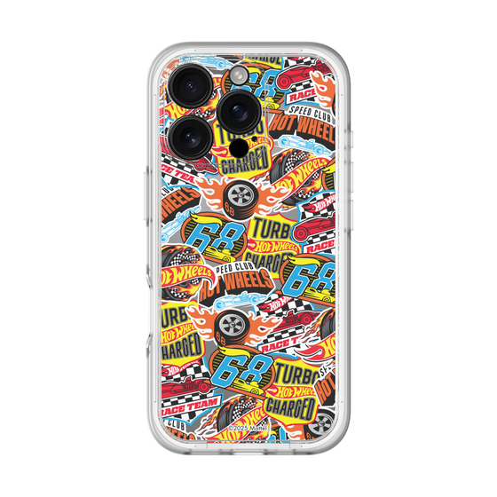 スリムプロテクションプレミアムケース［ Hot Wheels™ - ステッカー ］