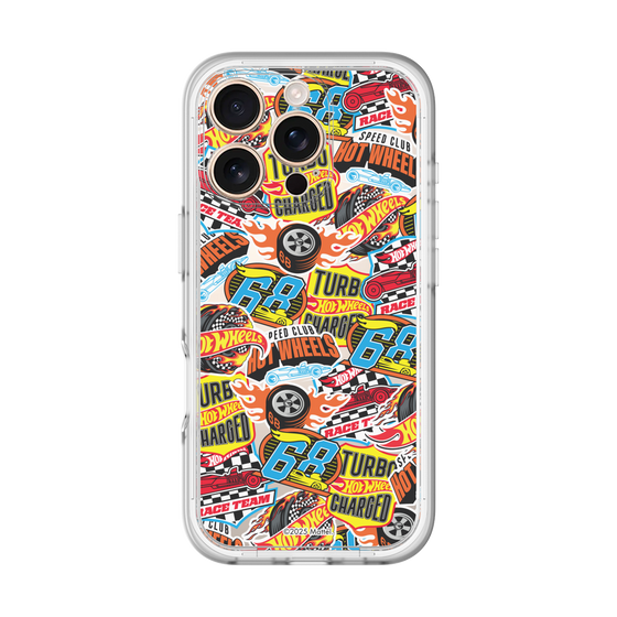 スリムプロテクションプレミアムケース［ Hot Wheels™ - ステッカー ］