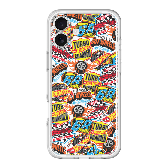 スリムプロテクションプレミアムケース［ Hot Wheels™ - ステッカー ］