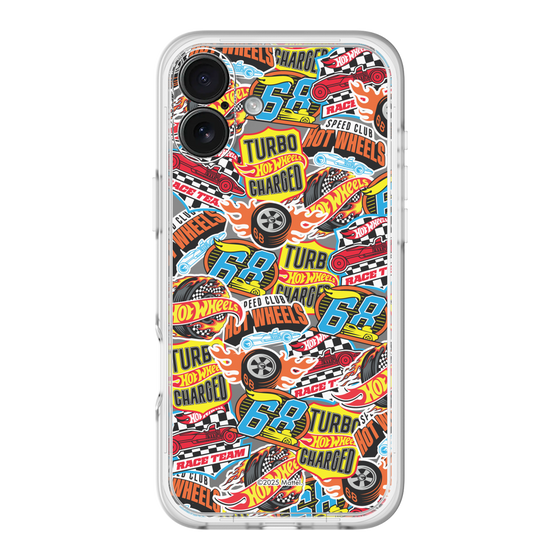 スリムプロテクションプレミアムケース［ Hot Wheels™ - ステッカー ］