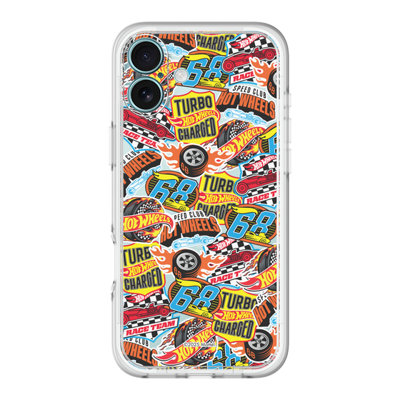スリムプロテクションプレミアムケース［ Hot Wheels™ - ステッカー ］