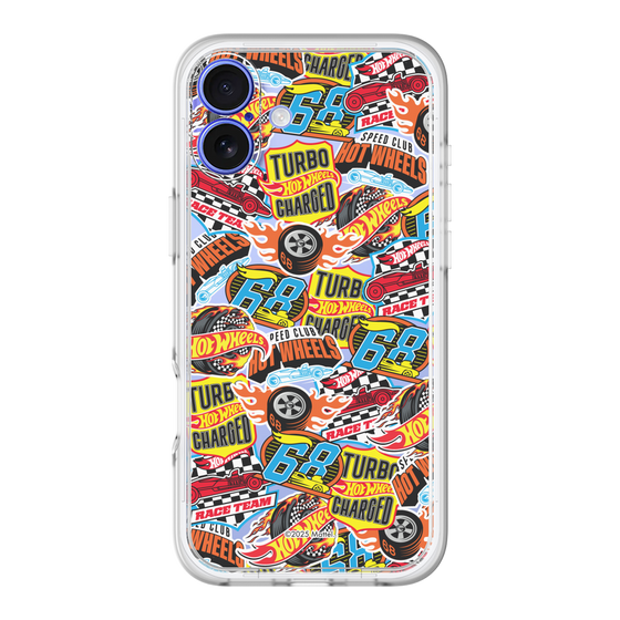 スリムプロテクションプレミアムケース［ Hot Wheels™ - ステッカー ］