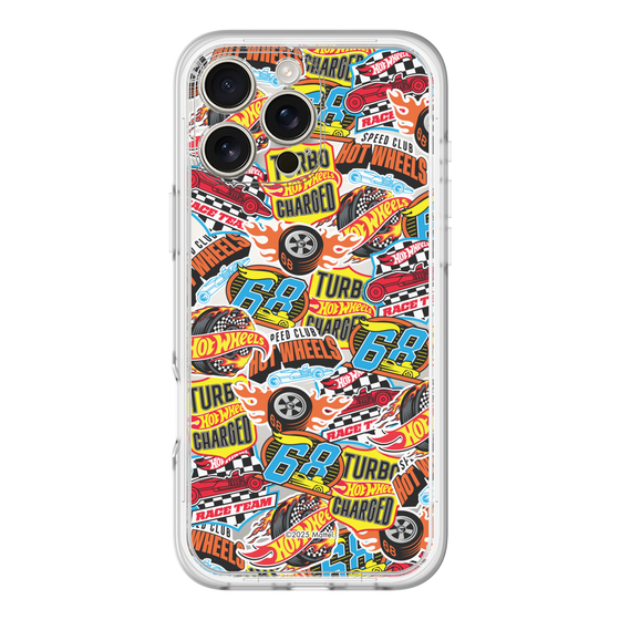 スリムプロテクションプレミアムケース［ Hot Wheels™ - ステッカー ］