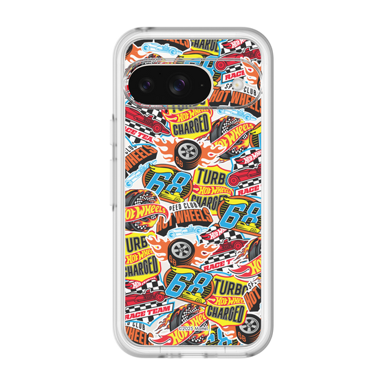 スリムプロテクションプレミアムケース［ Hot Wheels™ - ステッカー ］