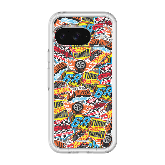 スリムプロテクションプレミアムケース［ Hot Wheels™ - ステッカー ］