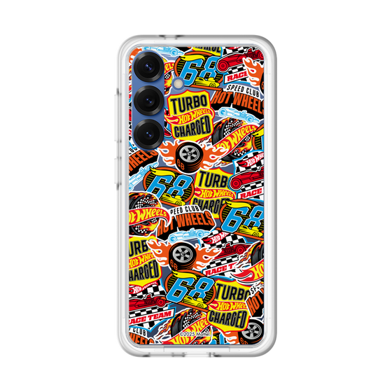 スリムプロテクションプレミアムケース［ Hot Wheels™ - ステッカー ］