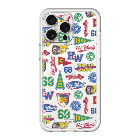 スリムプロテクションプレミアムケース［ Hot Wheels™ - ワッペン ］