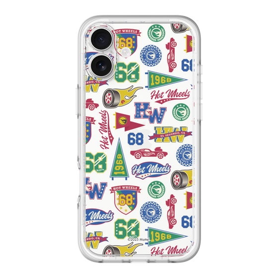スリムプロテクションプレミアムケース［ Hot Wheels™ - ワッペン ］