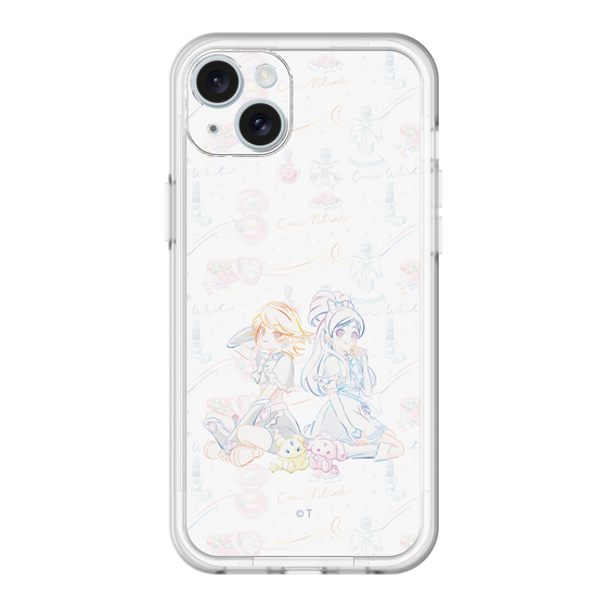 スリムプロテクションプレミアムケース［ ふたりはプリキュア- キュアブラックとキュアホワイト ］