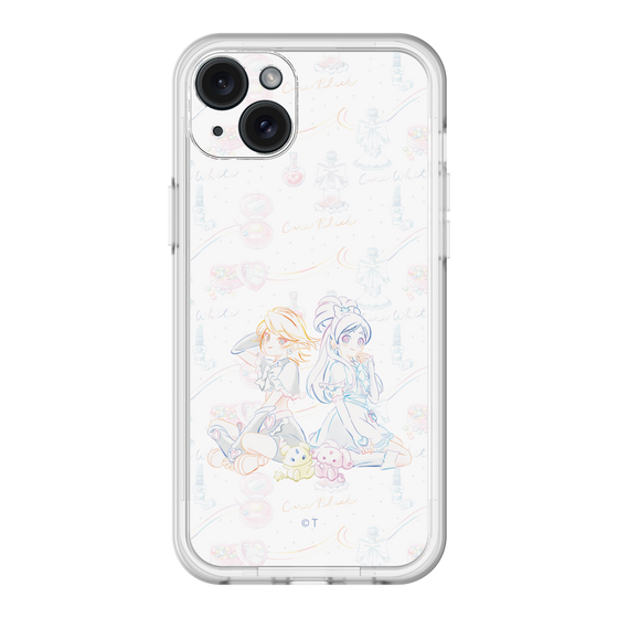 スリムプロテクションプレミアムケース［ ふたりはプリキュア- キュアブラックとキュアホワイト ］