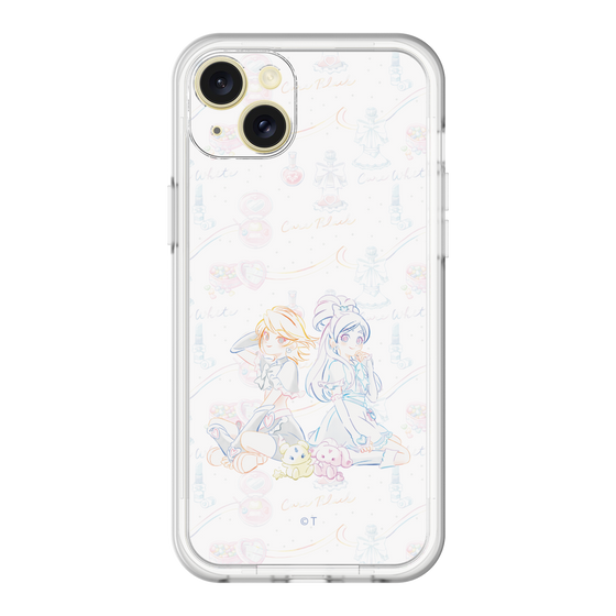 スリムプロテクションプレミアムケース［ ふたりはプリキュア- キュアブラックとキュアホワイト ］