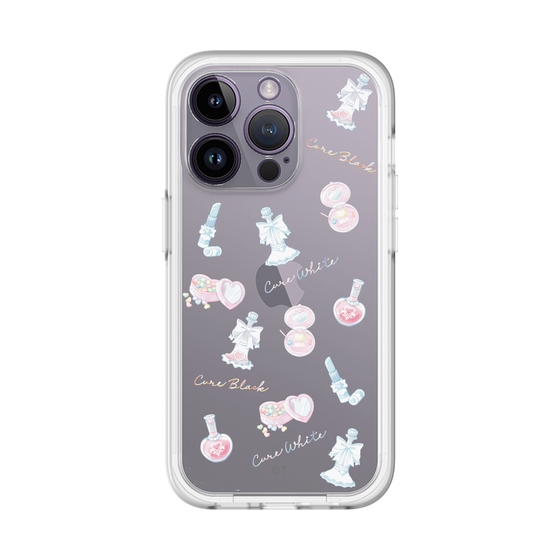 スリムプロテクションプレミアムケース［ ふたりはプリキュア- パターン - クリア ］