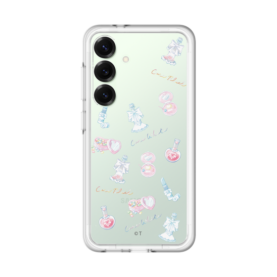 スリムプロテクションプレミアムケース［ ふたりはプリキュア- パターン - クリア ］