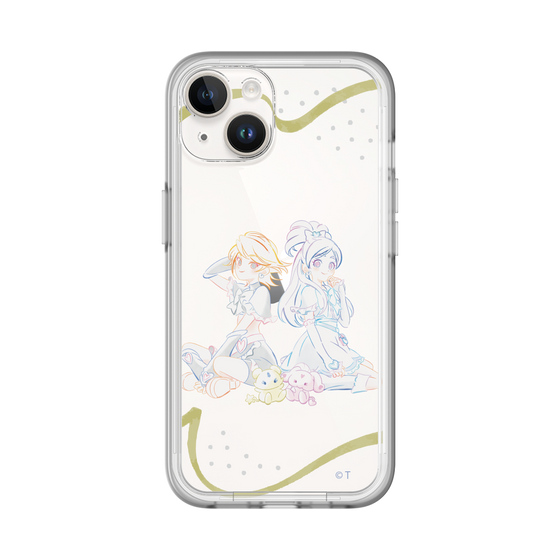 スリムプロテクションプレミアムケース［ ふたりはプリキュア- キュアブラックとキュアホワイト - クリア ］