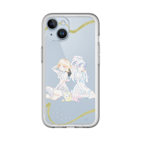 スリムプロテクションプレミアムケース［ ふたりはプリキュア- キュアブラックとキュアホワイト - クリア ］
