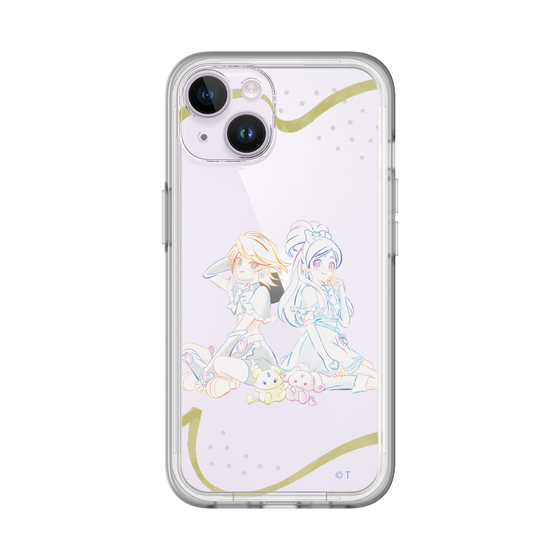 スリムプロテクションプレミアムケース［ ふたりはプリキュア- キュアブラックとキュアホワイト - クリア ］