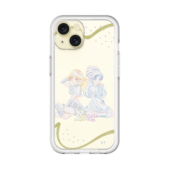 スリムプロテクションプレミアムケース［ ふたりはプリキュア- キュアブラックとキュアホワイト - クリア ］