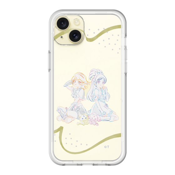 スリムプロテクションプレミアムケース［ ふたりはプリキュア- キュアブラックとキュアホワイト - クリア ］