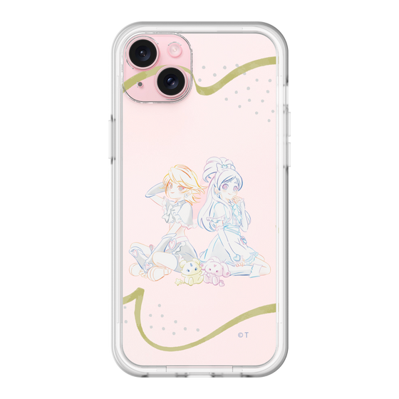 スリムプロテクションプレミアムケース［ ふたりはプリキュア- キュアブラックとキュアホワイト - クリア ］