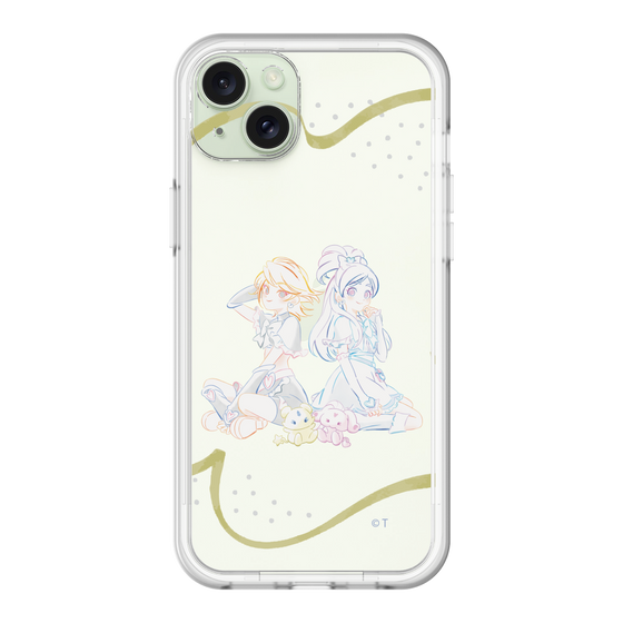 スリムプロテクションプレミアムケース［ ふたりはプリキュア- キュアブラックとキュアホワイト - クリア ］