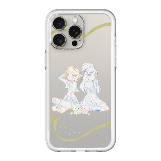 スリムプロテクションプレミアムケース［ ふたりはプリキュア- キュアブラックとキュアホワイト - クリア ］