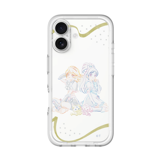 スリムプロテクションプレミアムケース［ ふたりはプリキュア- キュアブラックとキュアホワイト - クリア ］