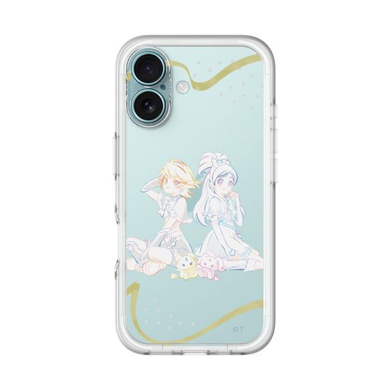 スリムプロテクションプレミアムケース［ ふたりはプリキュア- キュアブラックとキュアホワイト - クリア ］